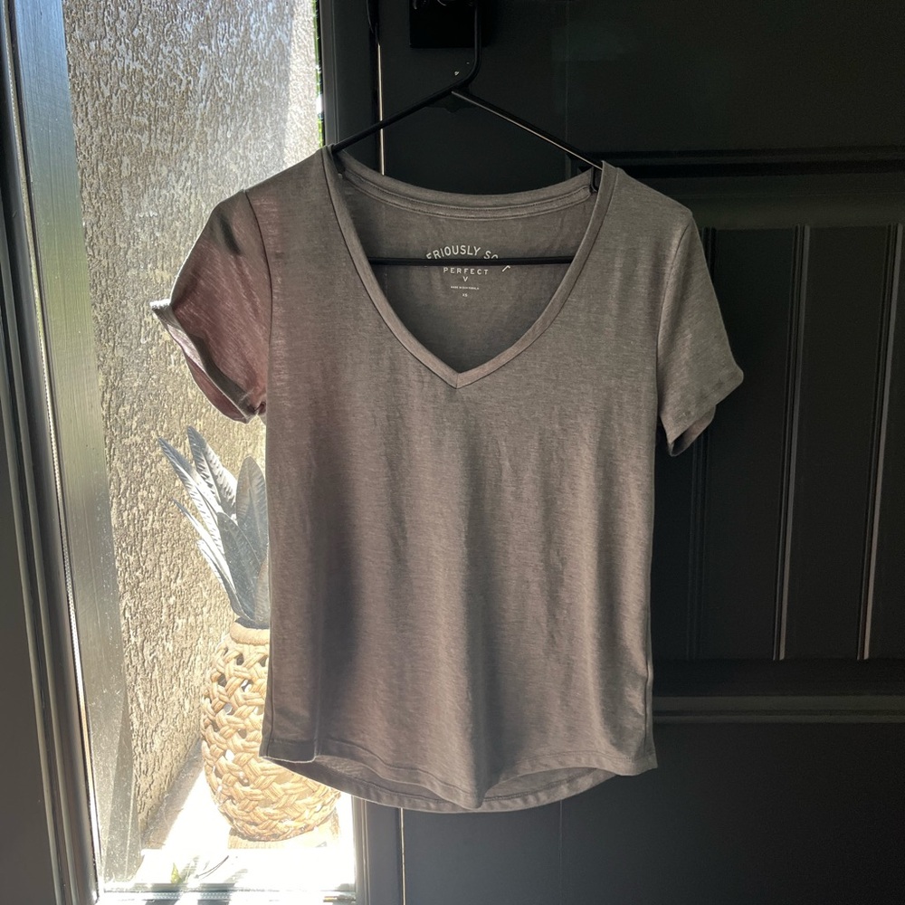 Aéropostale Seriously Soft V-Neck Top